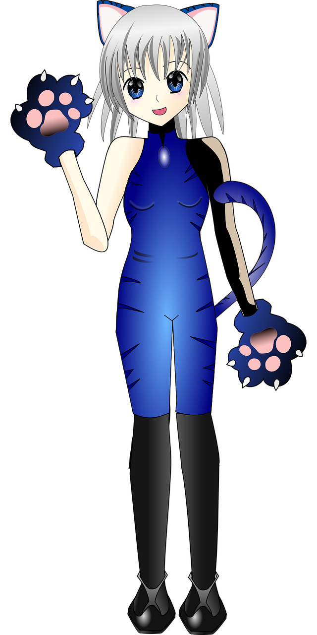 Anime — catwoman, girl, person