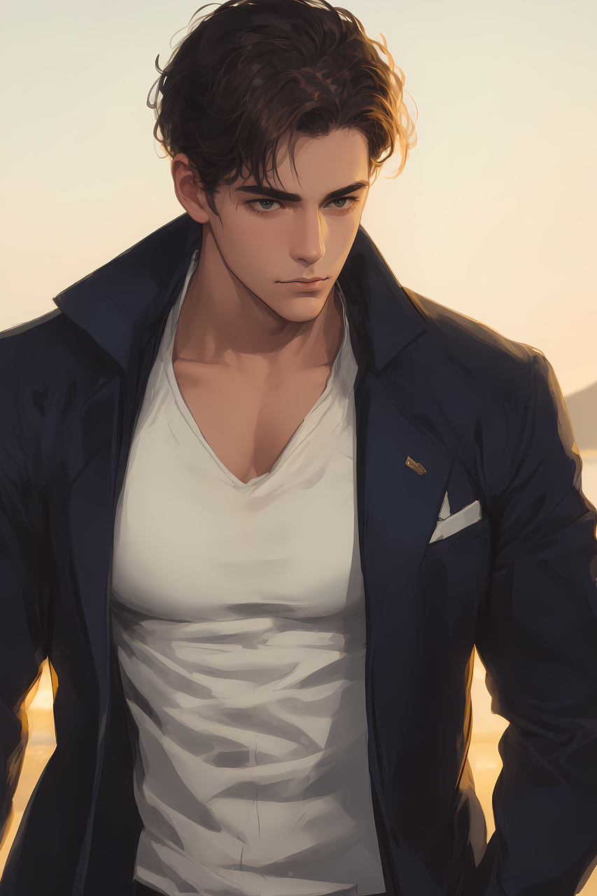 Anime — character, portrait, man