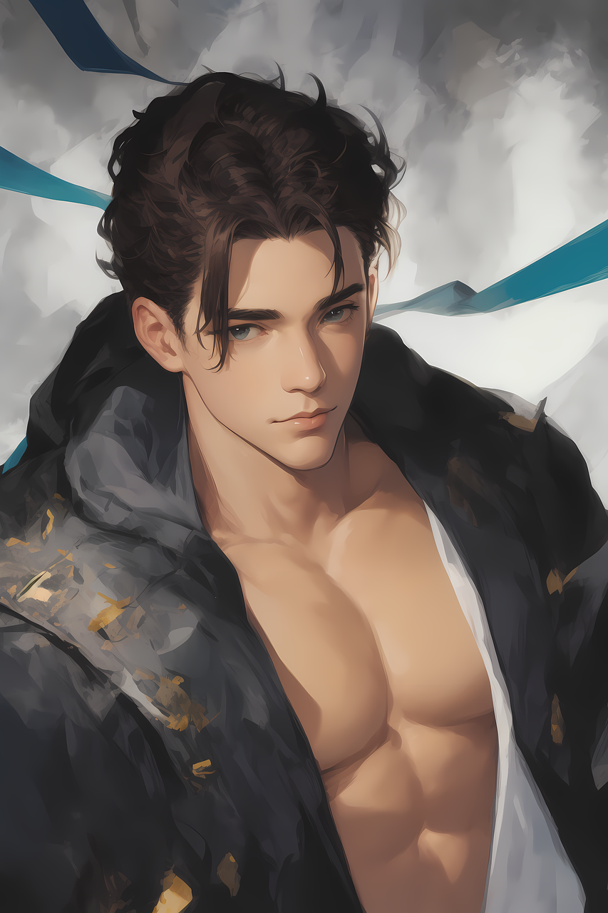 Anime — character, man, portrait