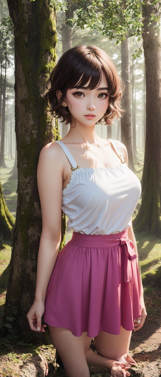 Anime — woman, realistic anime, cute face