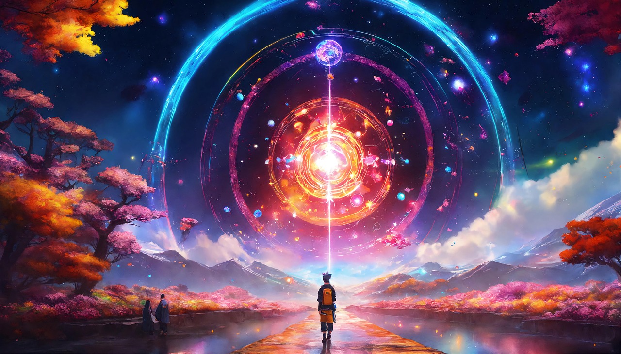 Anime — naruto, cosmic, walking