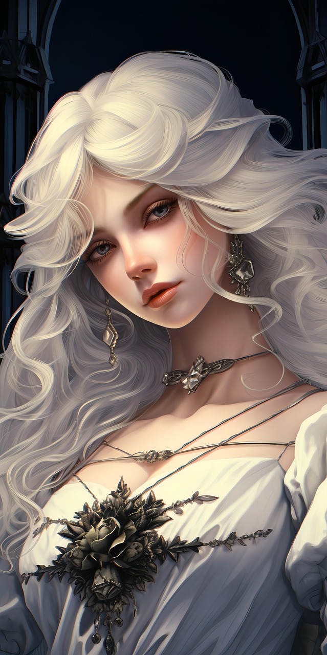 Anime — woman, character, painting