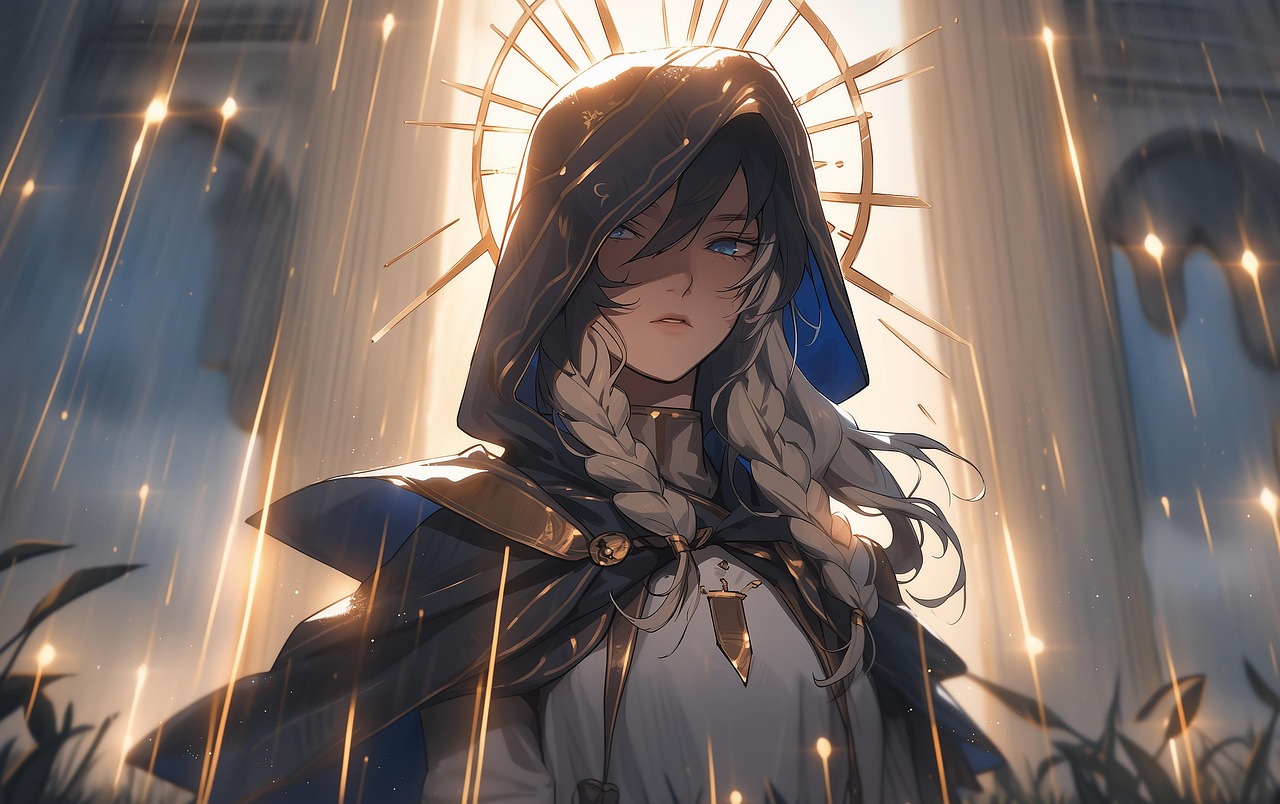 Anime — woman, beauty, divine