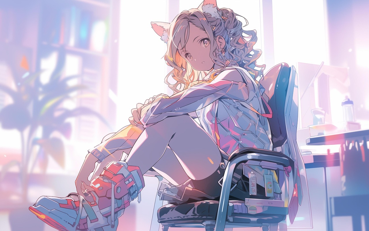 Anime — woman, fashion, warmcore