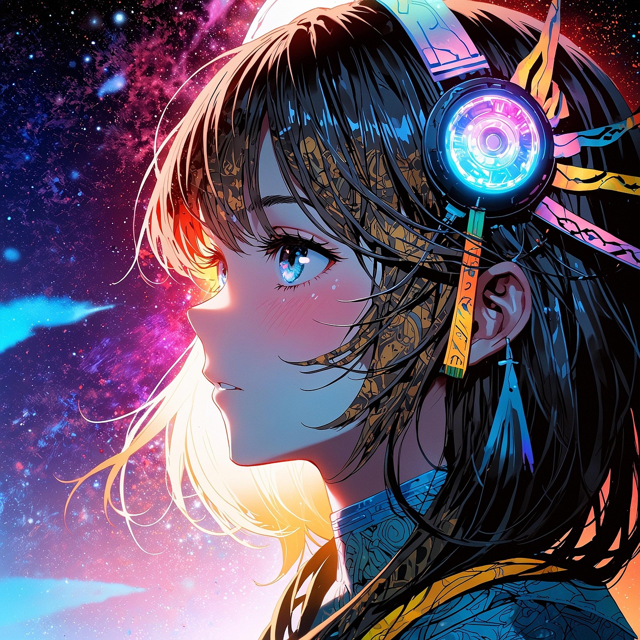 Anime — woman, fantasy, colorful